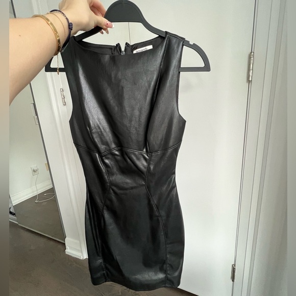 House of CB Leola Vegan Leather Dress - Picture 4 of 8